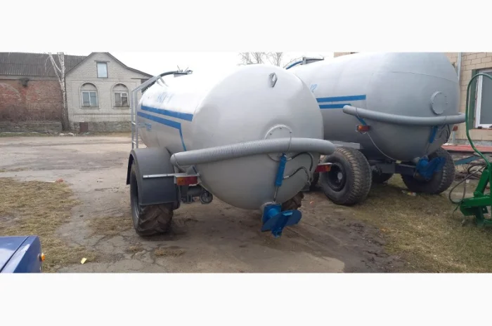 Вакумна бочка одноосна МЖТ-8 для навозу- фото № 2