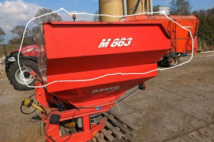 Збільшувач бункеру до 1800л. до розкидача мін. добрив Kuhn MDS735/935(Rauch)- фото № 1