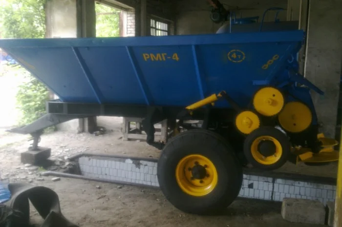 РМГ-4, РУМ-4 МВУ 5, МВУ 6, МВУ 8 Разбрасыватель минеральных удобрений - Песка, Мела- фото № 4