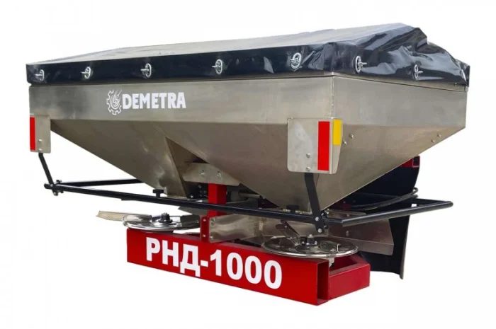 Розкидач мінеральних добрив РМД-1000 з нержавіючої сталі- фото № 1