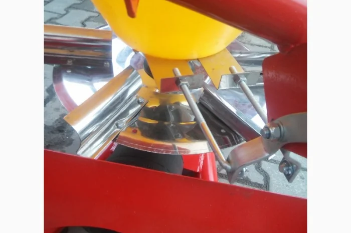 Лейка, лійка, разбрасиватель удобрений 500кг, розкидач міндобрив Польша- фото № 8