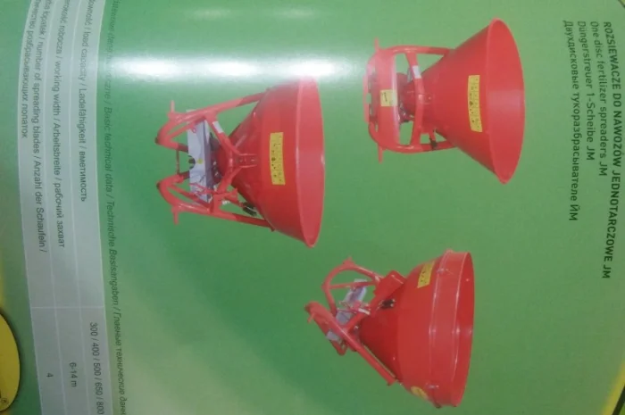 Розкидач міндобрив Польша 650кг 1000кг- фото № 5