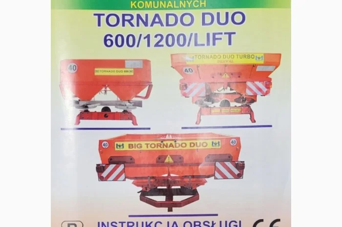 Новий навісний розкидач добрив DEXWAL TORNADO DUO 850/1200- фото № 12