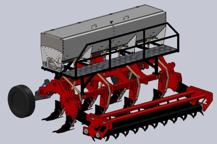 Бункер для внесения удобрений- фото № 3