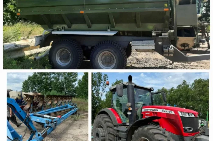 Надамо послуги з : - зерновим бункером перевантажувачем 20 куб - оранкою, плуг Lemken- фото № 1