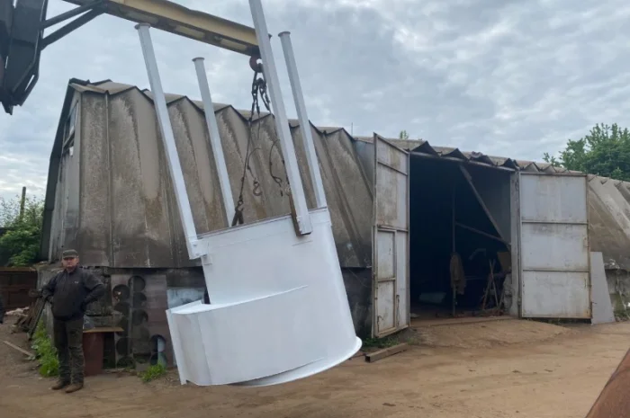 Силос, бункер со шнеком для сыпучих материалов и зерновых- фото № 14