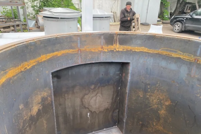 Силос, бункер со шнеком для сыпучих материалов и зерновых- фото № 8