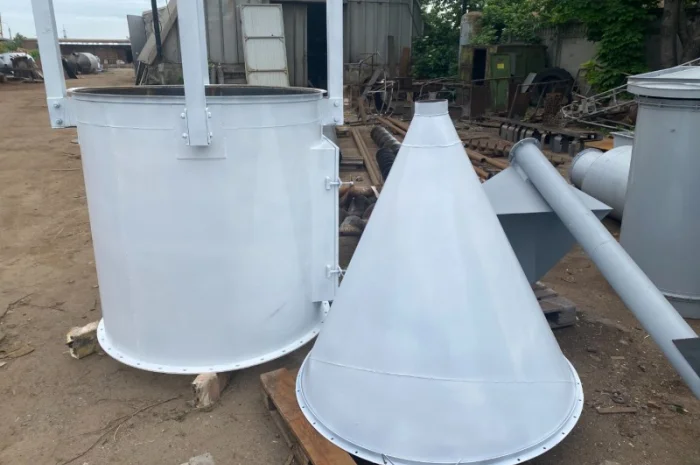 Силос, бункер со шнеком для сыпучих материалов и зерновых- фото № 5