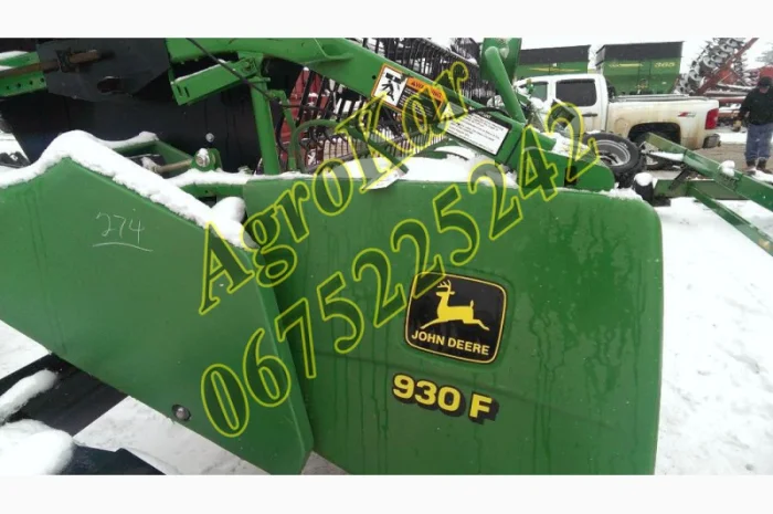 Зерновая жатка JOHN DEERE 930 flex шириной захвата 9.1 м с пневматическим наддувом- фото № 3