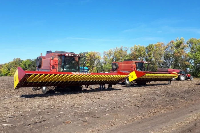 Жатка для уборки подсолнечника Sunfloro Shaft 7.4м- фото № 7