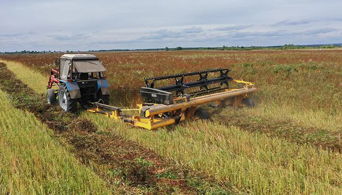 Хедер (жниварка валкова) причіпний полотняний ХПП-6.7м- фото № 4