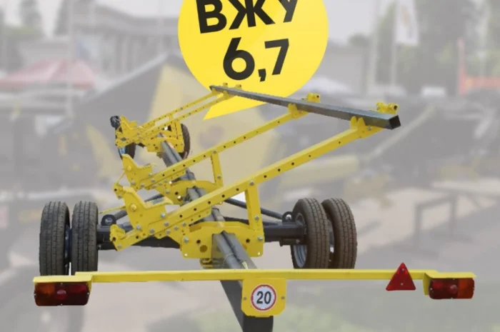 Тележка для транспортировки жаток «CARELLO-1» (одноосная) 6.7- фото № 1