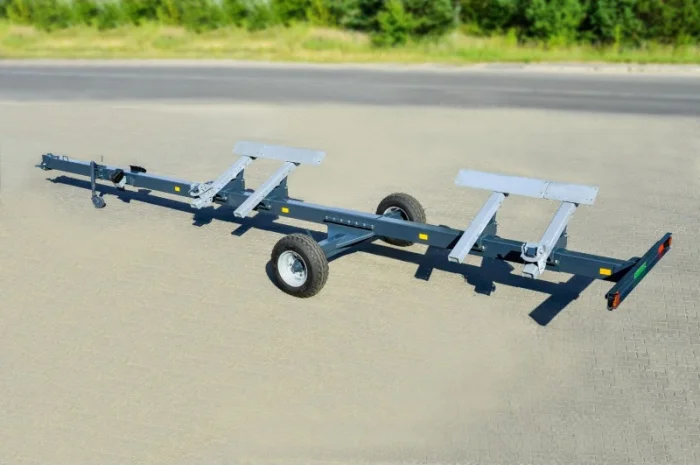 Одноосная тележка для транспортировки жаток VL-25 (до 7.6м.) TM "Volland"- фото № 1