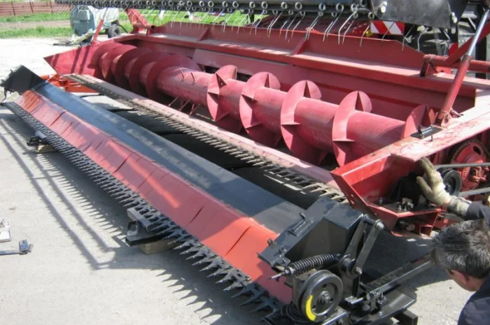 Приспособление, приставка для уборки рапса, рапсовый стол- фото № 12
