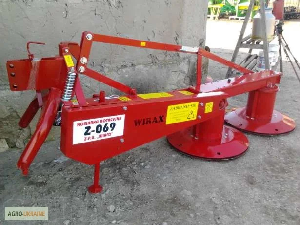 Косилка роторная 1.35 - 1.65 - 1.85 м Wirax Польша- фото № 2