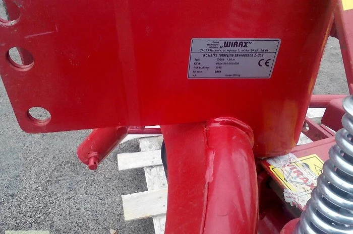 Косарка роторна 1, 65м фірми Wirax (Польша)- фото № 4