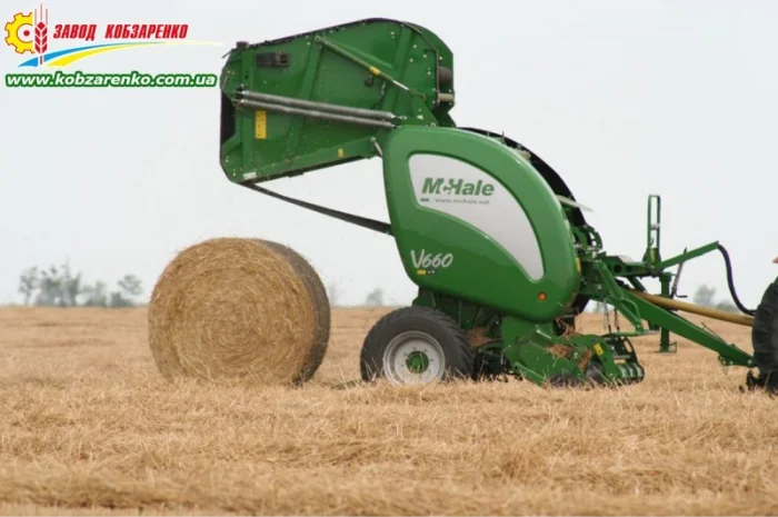 McHale V660 Тюковый пресс подборщик делает 500 тюков за день- фото № 1