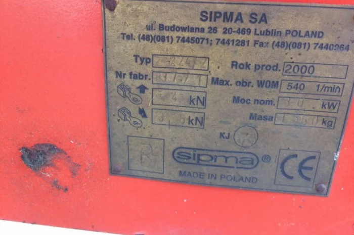 Прес підбирач, тюкопрес Sipma 224- фото № 14