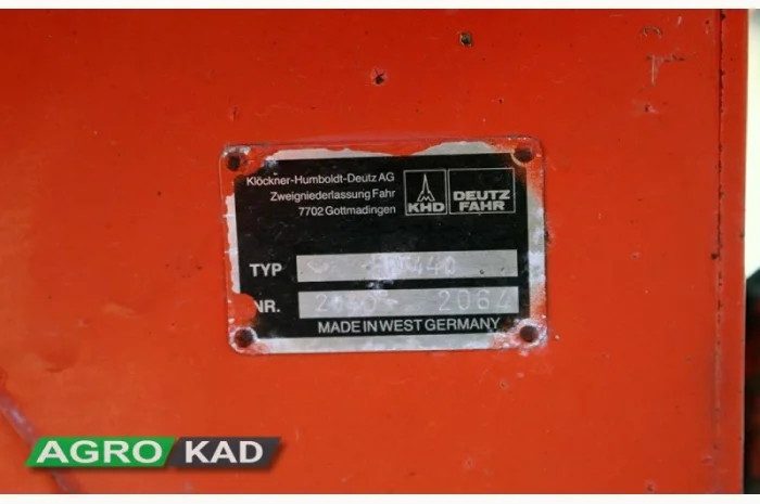 Пресс-подборщик тюковый DEUTZ-FAHR HD 440- фото № 11