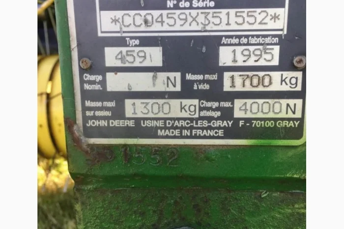 П П John deere 459- фото № 4