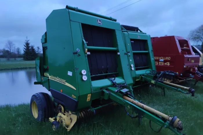 Пресс подборщик рулонный John Deere 592- фото № 2