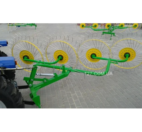 Грабли-ворошилка «Солнышко» 4-х колесные (Польша)- фото № 1