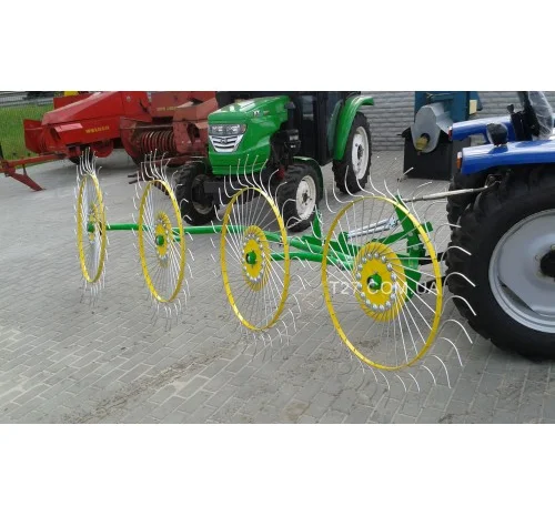 Грабли-ворошилка «Солнышко» 4-х колесные (Польша)- фото № 7