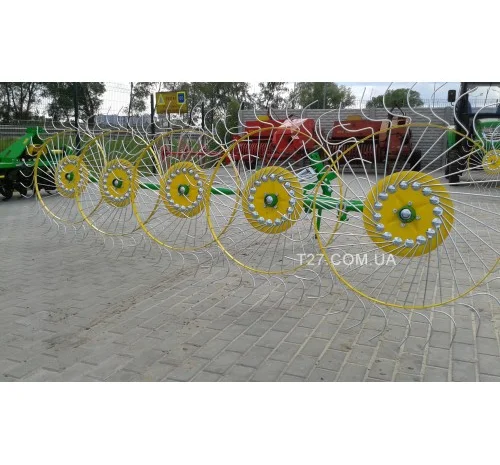 Грабли-ворошилка «Солнышко» 5-ти колесные (Польша)- фото № 2