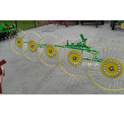 Грабли-ворошилка «Солнышко» 5-ти колесные (Польша)- фото № 4