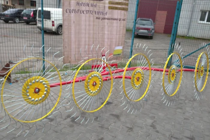 Грабалка ворошилка сонечко на 4 та 5 колес польща, підсилена рама- фото № 2