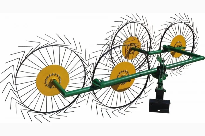 Грабли Ворошилки Солнышко. Ворошилки 4-х колесные. 2, 6 м- фото № 1