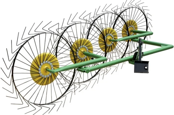 Грабли Солнышко. Ворошилки 4-х колесные. 2, 6 м- фото № 1