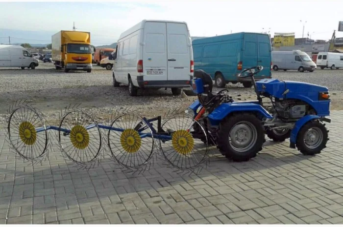 Грабли Солнышко. Ворошилки 4-х колесные. 2, 6 м- фото № 2