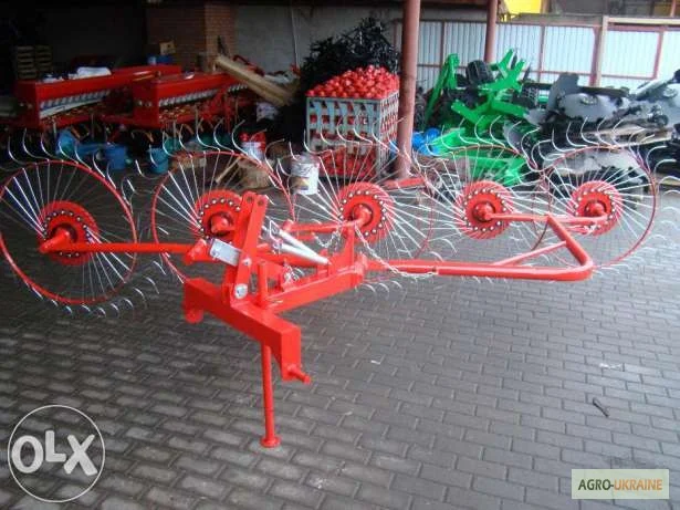 Грабли ворошилки на 4, 5 колес, ленточные Польша- фото № 1