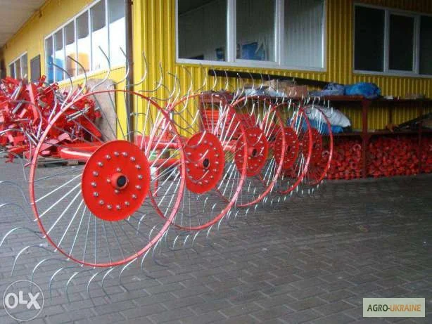 Грабли ворошилки на 4, 5 колес, ленточные Польша- фото № 5