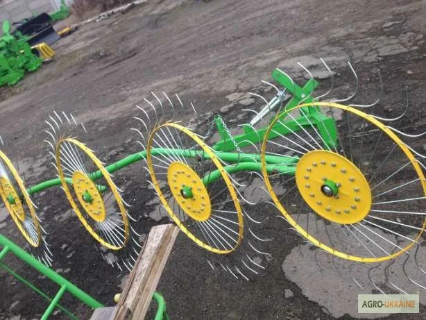 Грабли ворошилки на 4, 5 колес, ленточные Польша- фото № 6
