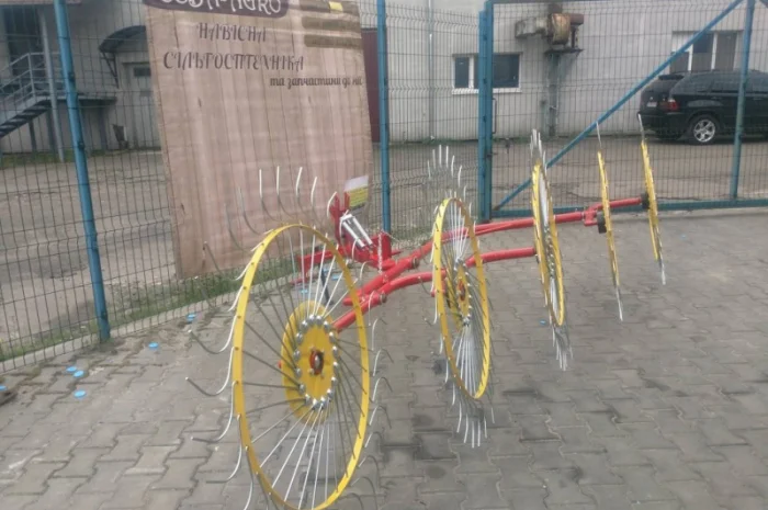 Граблі ворошилки грабарка гребка сонечко 4 - 5 колес Польща- фото № 19