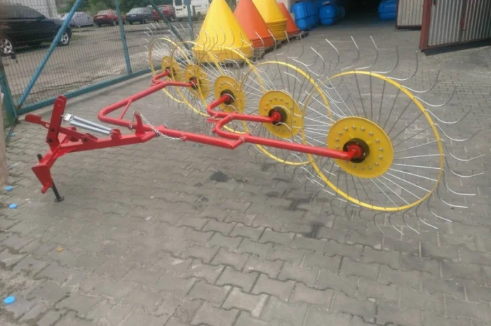 Граблі ворошилки грабарка гребка сонечко 4 - 5 колес Польща- фото № 17