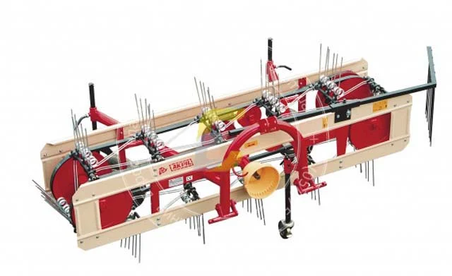 Грабли ворошилки на 4, 5 колес солнышко, ленточные Польша- фото № 2