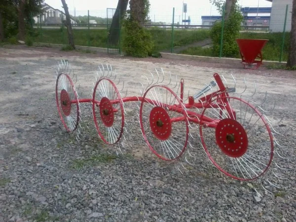 Грабли ворошилки на 4, 5 колес солнышко, ленточные Польша- фото № 7