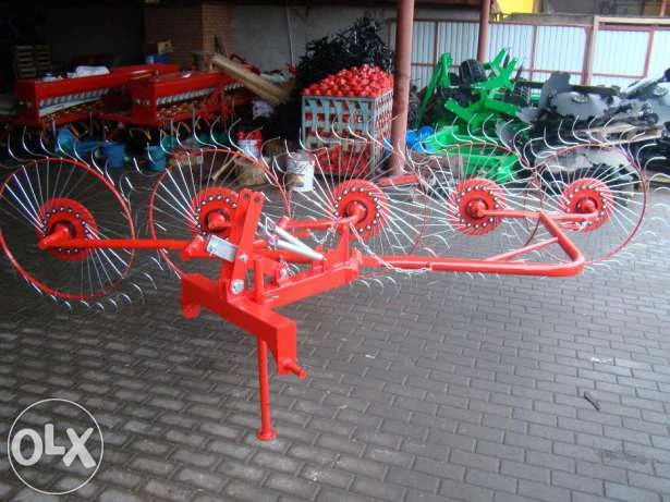 Граблі ворошилки 4-5 колес, грабарка, гребка, сонечко, ленточні Польща- фото № 12
