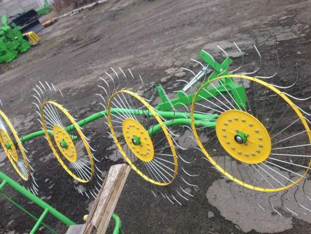 Граблі ворошилки 4-5 колес, грабарка, гребка, сонечко, ленточні Польща- фото № 4