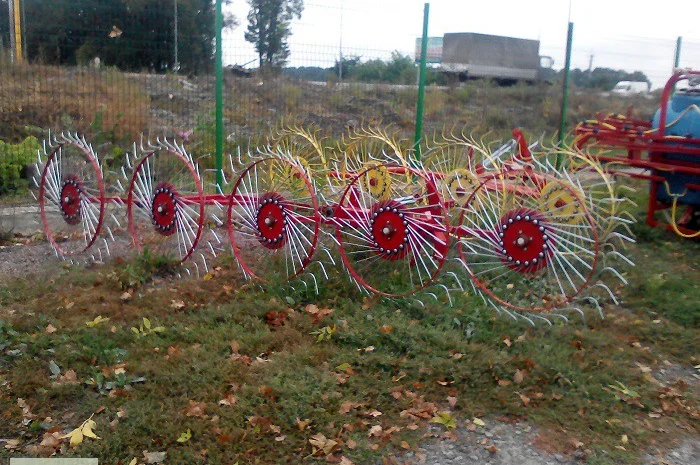 Грабли-ворушилка "Солнышко" на 5 колёс PZ-205- фото № 2