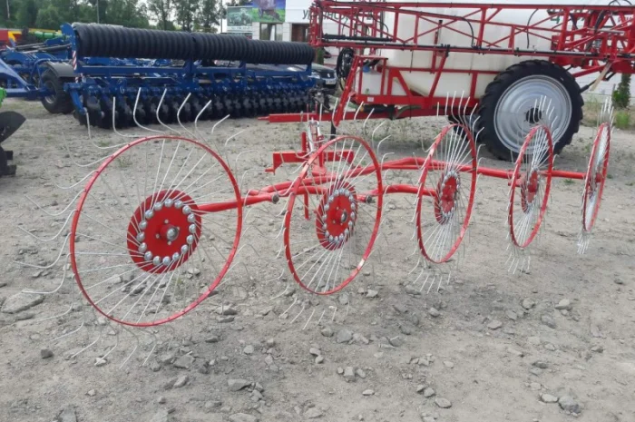 Сіно (грабарка) ворушилка «Сонечко» 5-ти колісна (Польща)- фото № 2