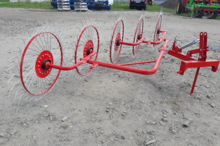 Сіно (грабарка) ворушилка «Сонечко» 5-ти колісна (Польща)- фото № 6