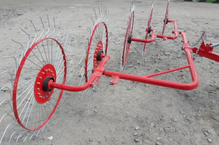 Граблі-ворушилка (валкові) «Сонечко» на 5 коліс- фото № 4