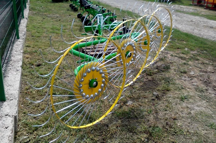 Граблі-ворушилка (валкові) «Сонечко» на 4 колеса- фото № 1