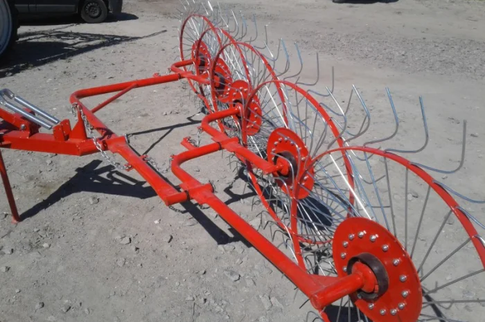 Грабли Сонечко 5-ти колёсные- фото № 2