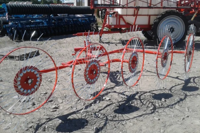 Грабли Сонечко 5-ти колёсные- фото № 3
