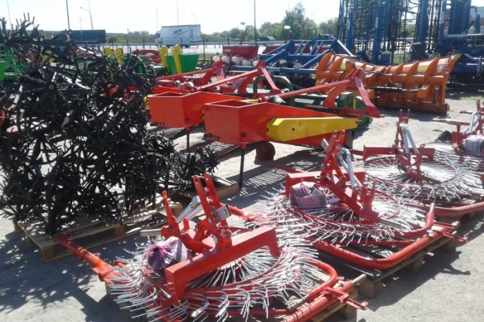 Грабли Сонечко 5-ти колёсные- фото № 7